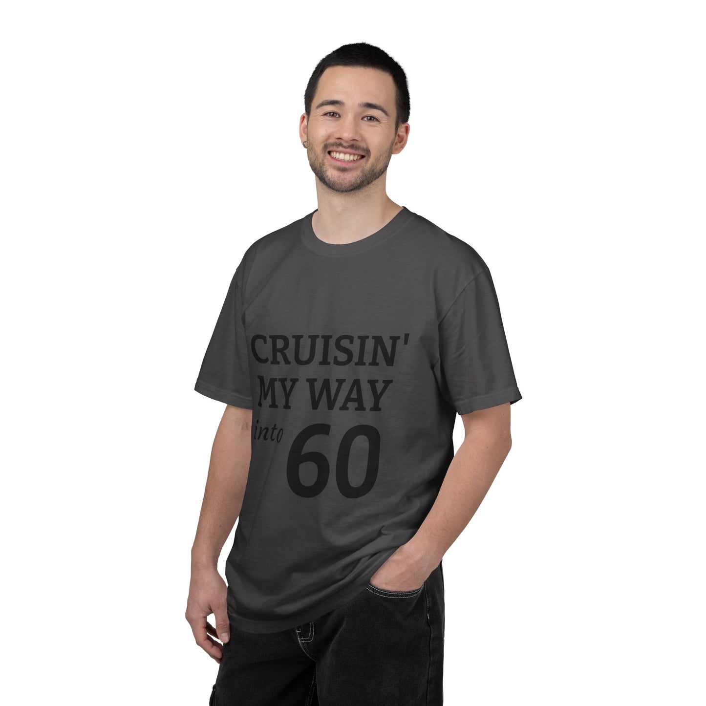 Cruisin' My Way into 60 T-Shirt — 60th Birthday Graphic Tee
