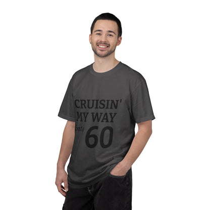 Cruisin' My Way into 60 T-Shirt — 60th Birthday Graphic Tee