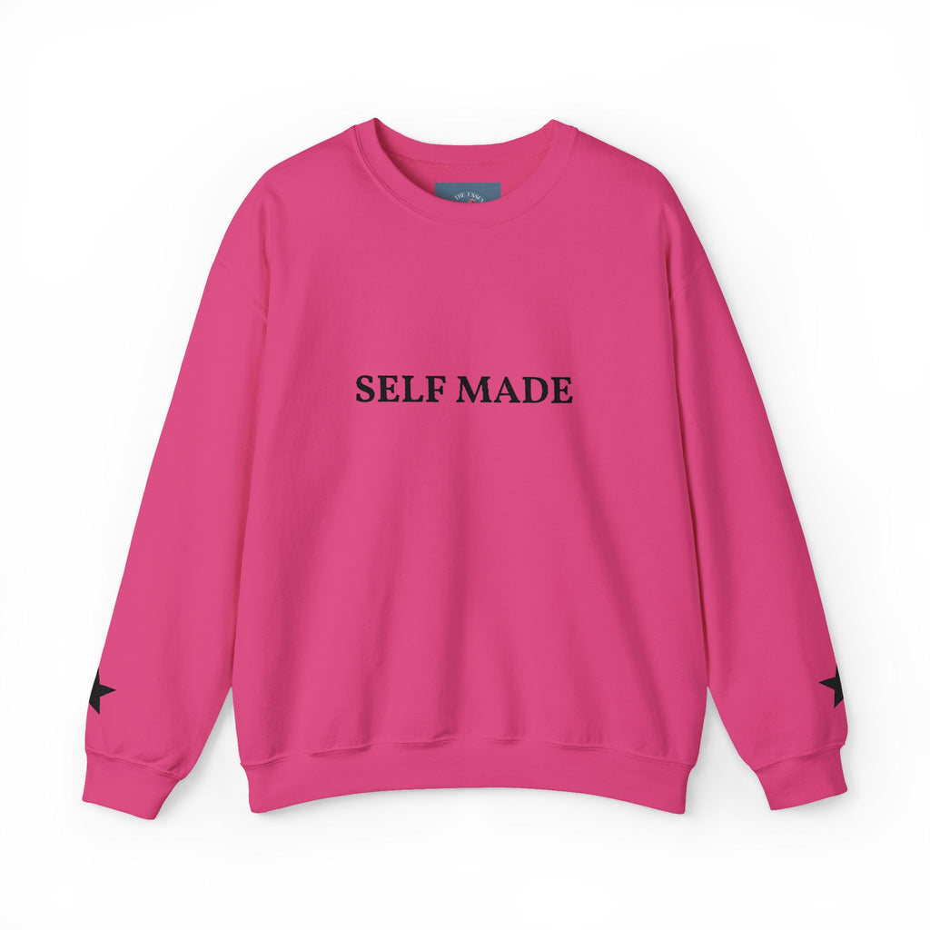 Self Made Crewneck Sweatshirt — Minimal Motivational Pullover