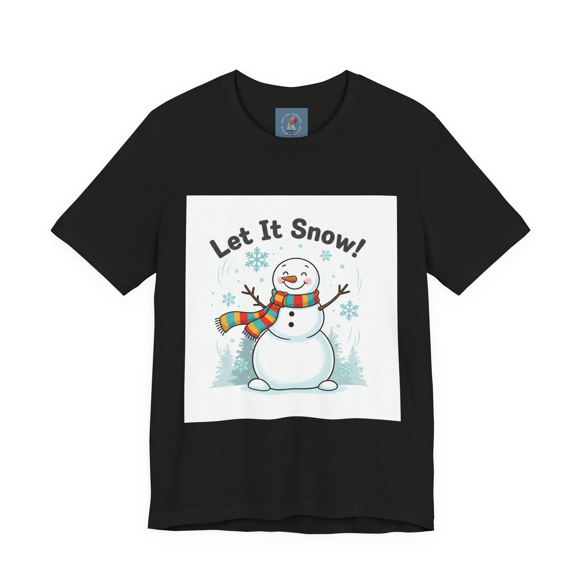 Let It Snow Snowman Tee | snow day, cozy winter shirt