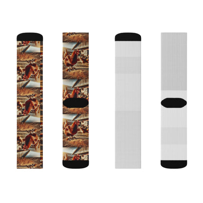 Chicken Socks - Fun Gift for All Occasions, Creative Accessories, Unique Socks, Personalized Footwear, Stylish Daily Wear