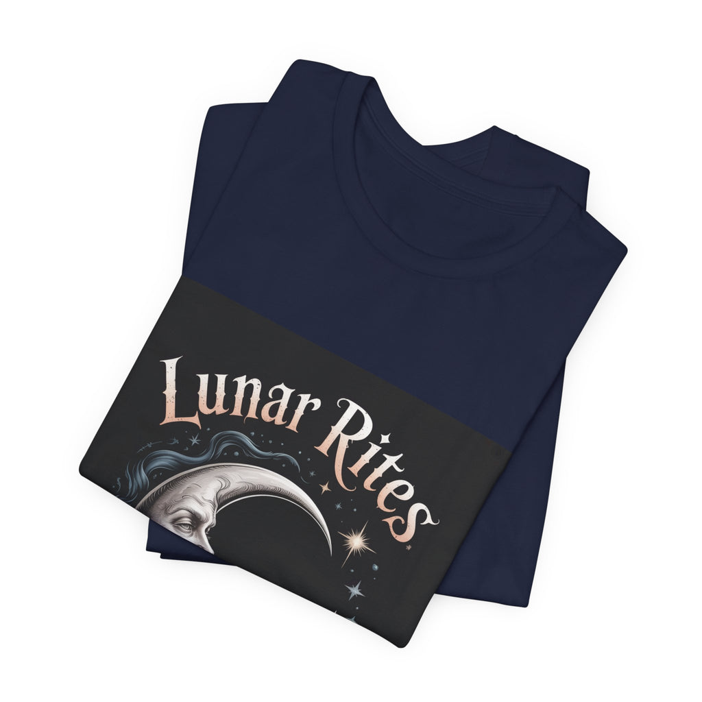 Lunar Rites Tee | witchy Christmas, winter solstice art