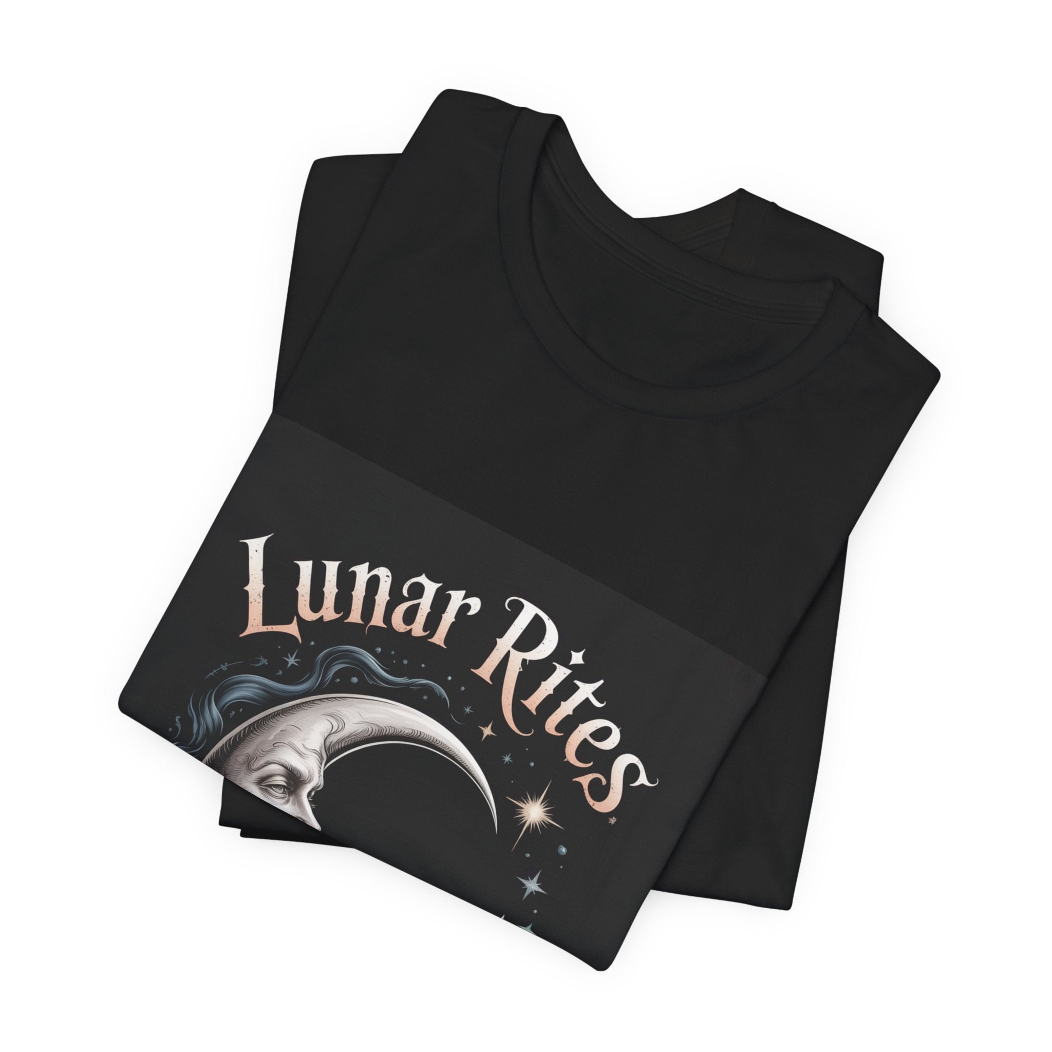 Lunar Rites Tee | witchy Christmas, winter solstice art