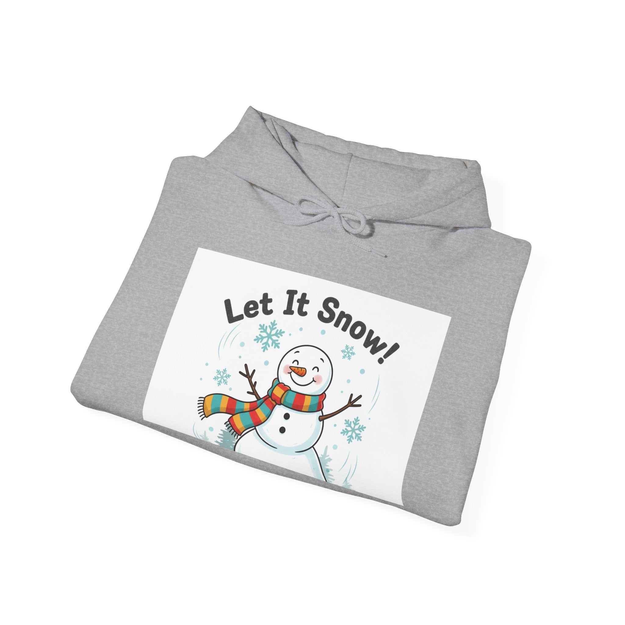 Let It Snow Snowman Hoodie | snow day, cozy winter shirt