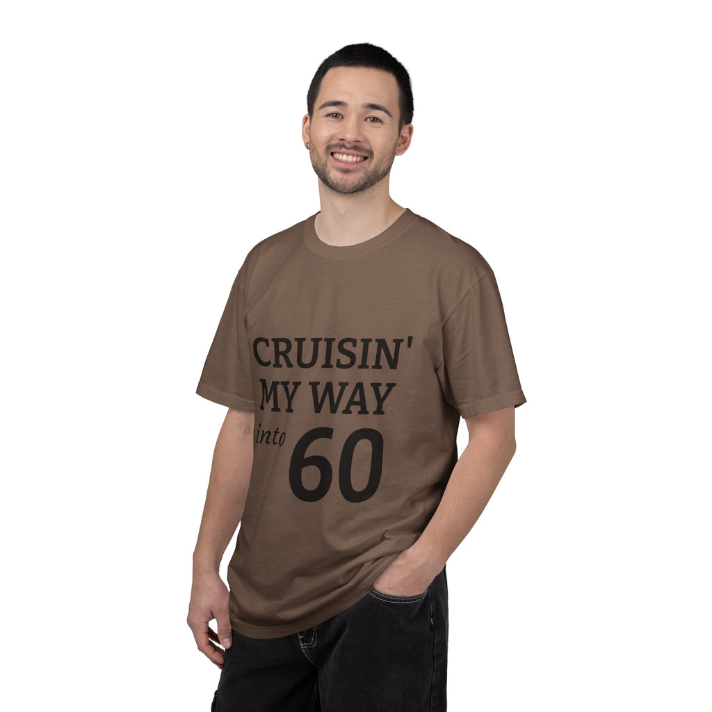 Cruisin' My Way into 60 T-Shirt — 60th Birthday Graphic Tee