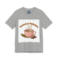 Brewed to Perfection Coffee Tee | latte art design, caffeine aesthetic