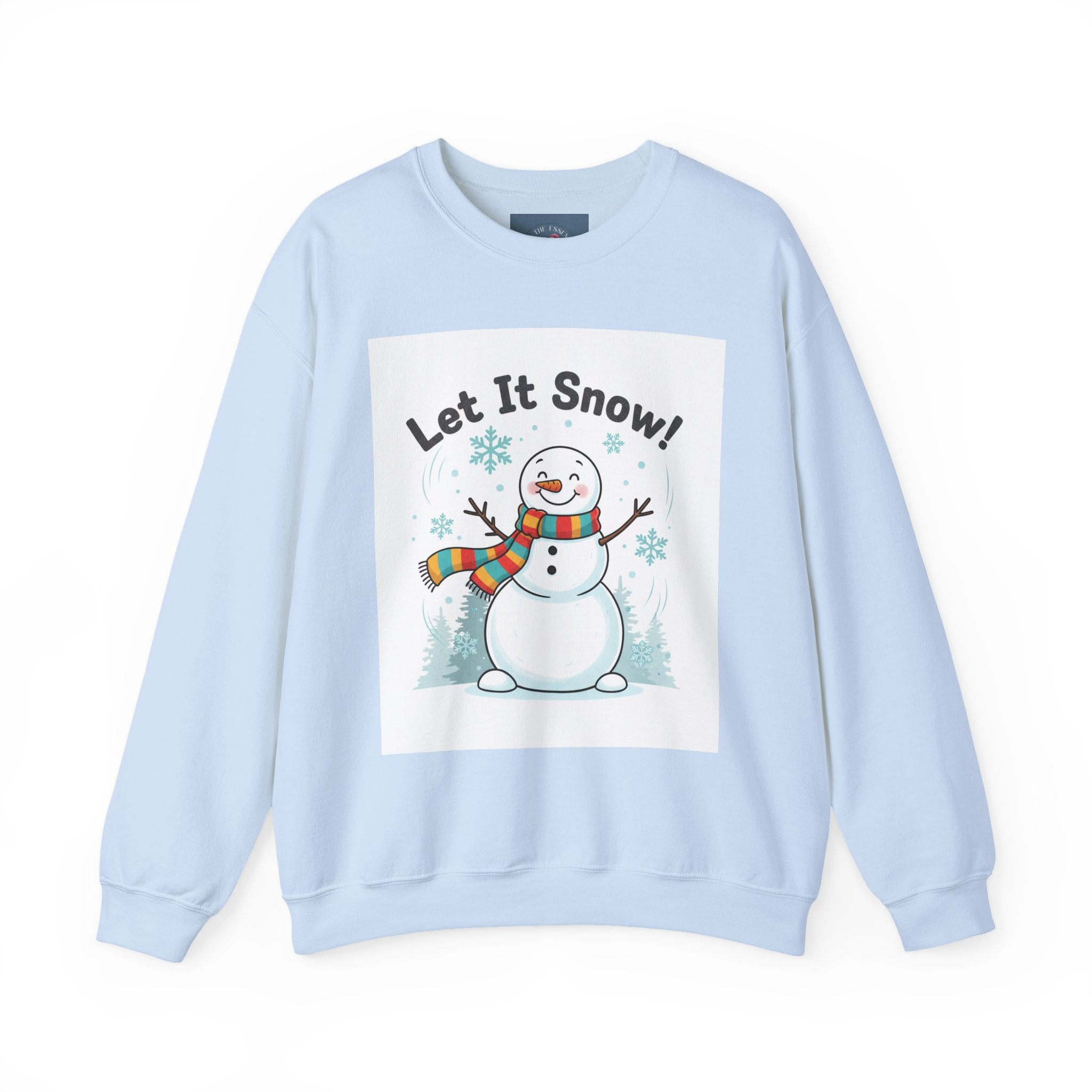 Let It Snow Snowman Sweatshirt | snow day, cozy winter shirt