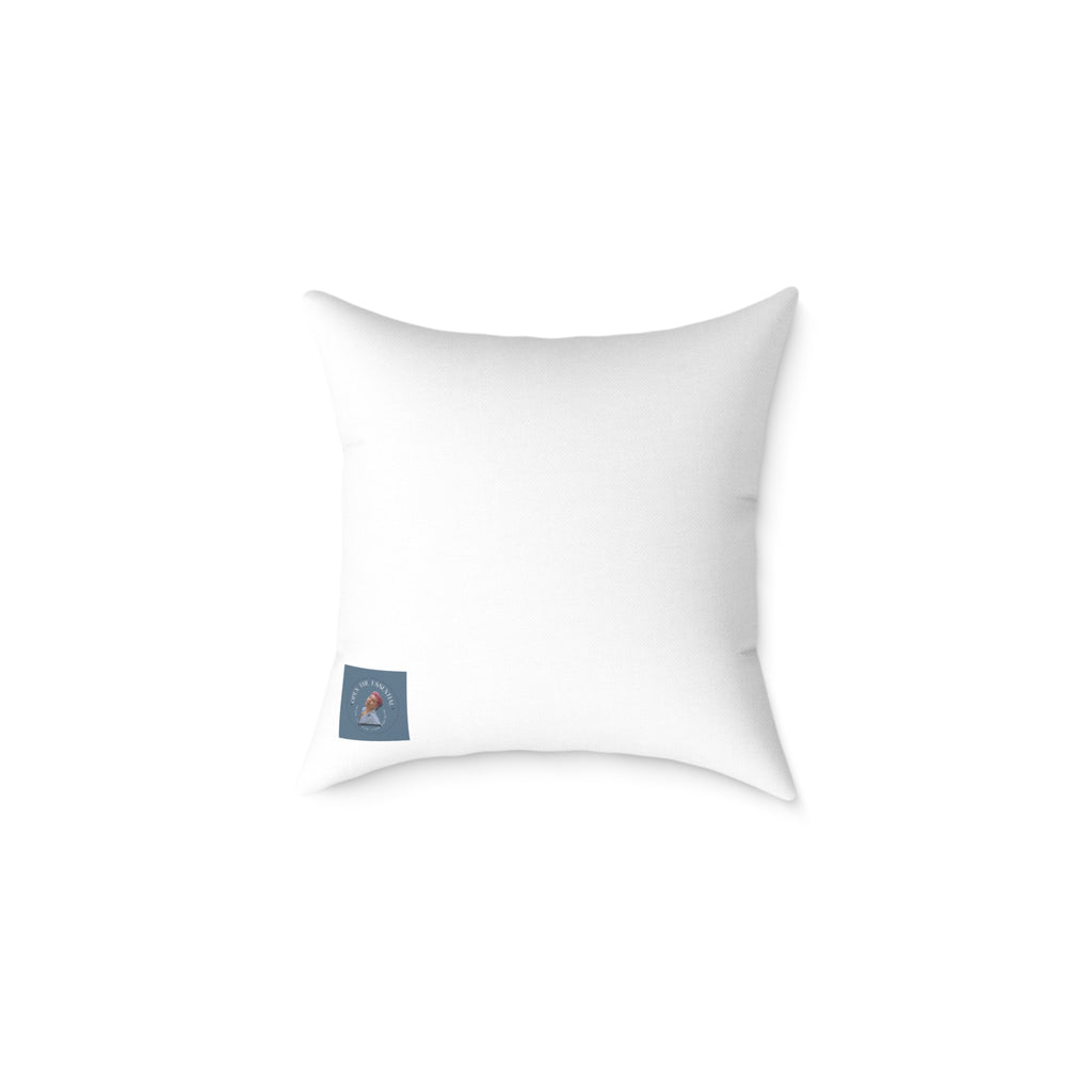 Santa Cookie and Cocoa Square Poly Canvas Pillow | Christmas Decor