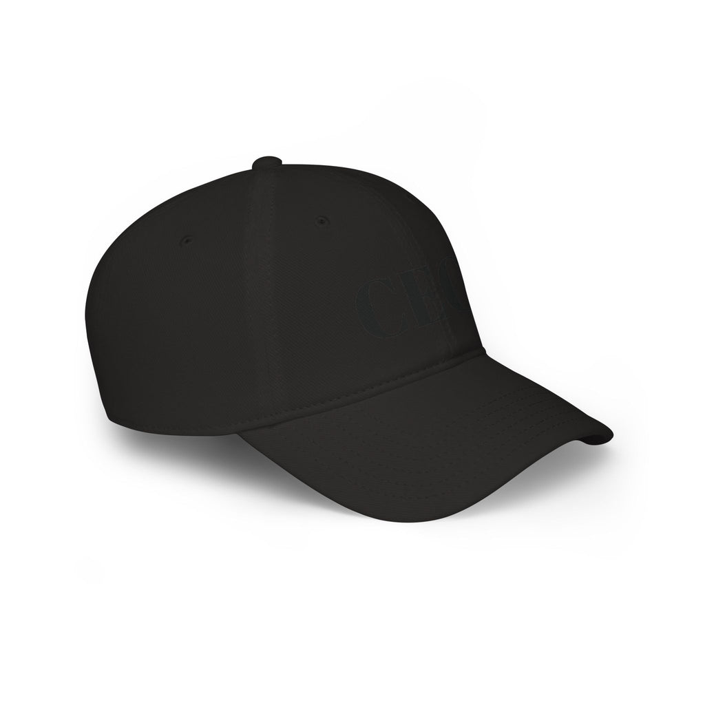 CEO Baseball Cap — Low Profile Red Hat with Bold 'CEO'