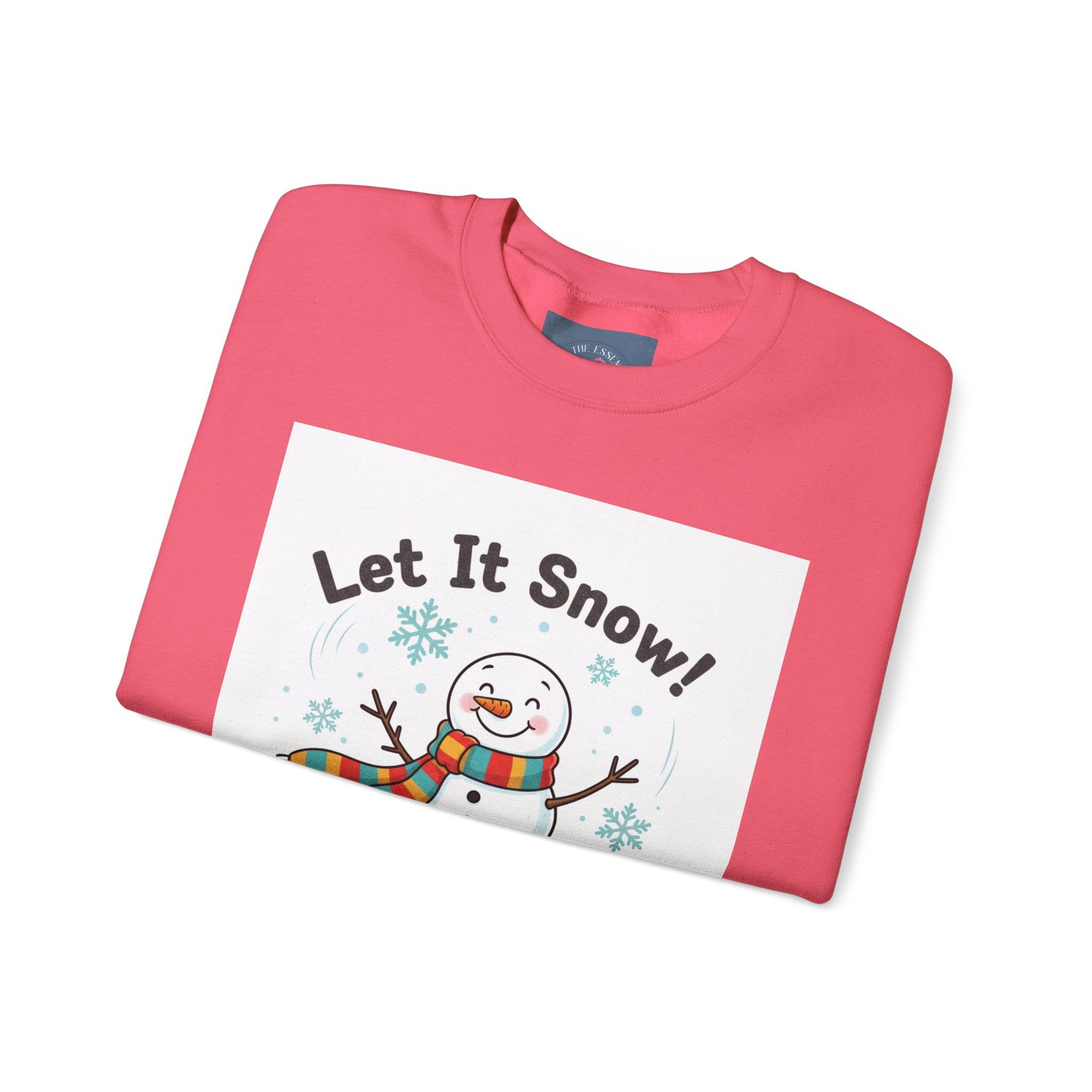 Let It Snow Snowman Sweatshirt | snow day, cozy winter shirt