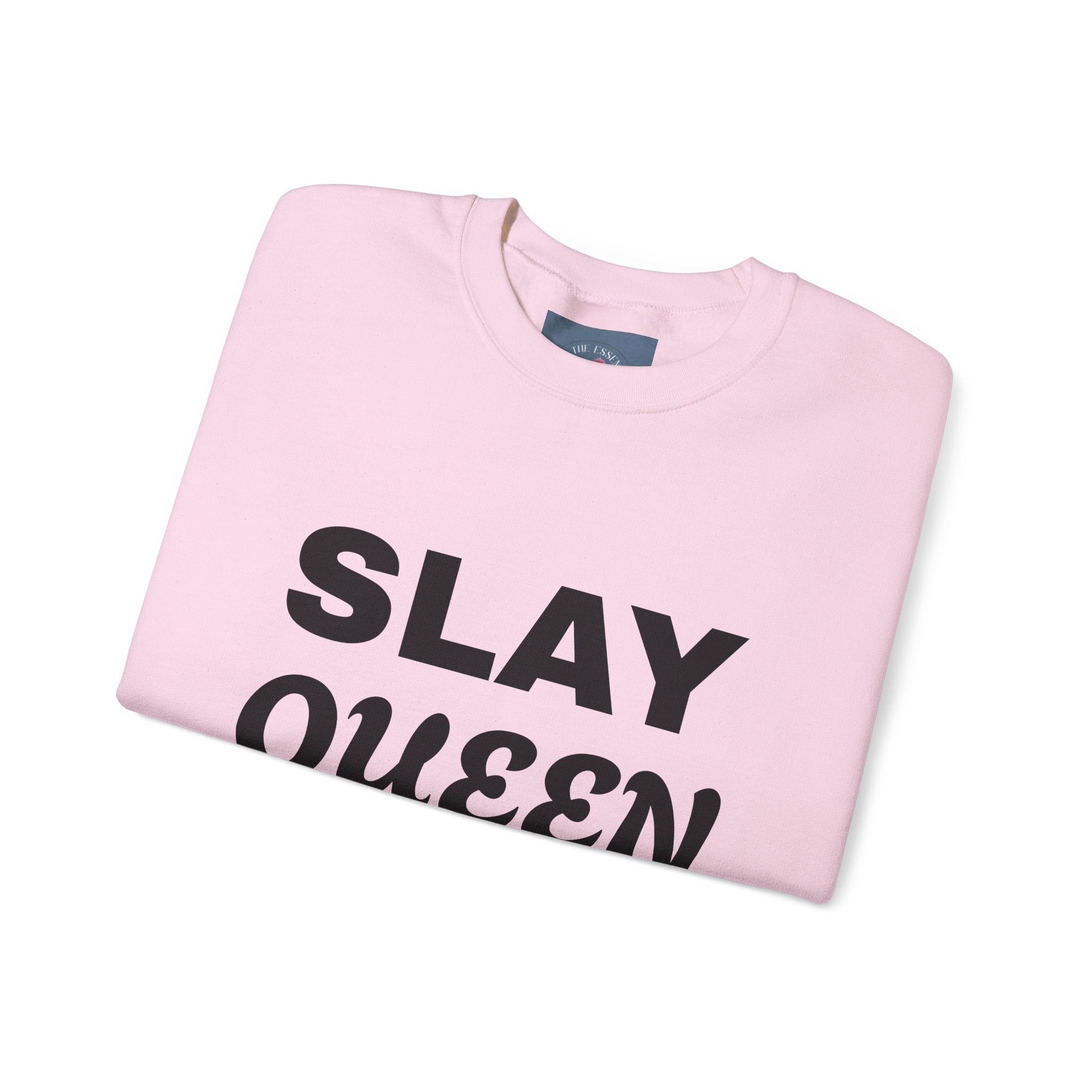 Slay Queen ICE CREAM CONE Crewneck Sweatshirt — 'Gen Z' Back Shine