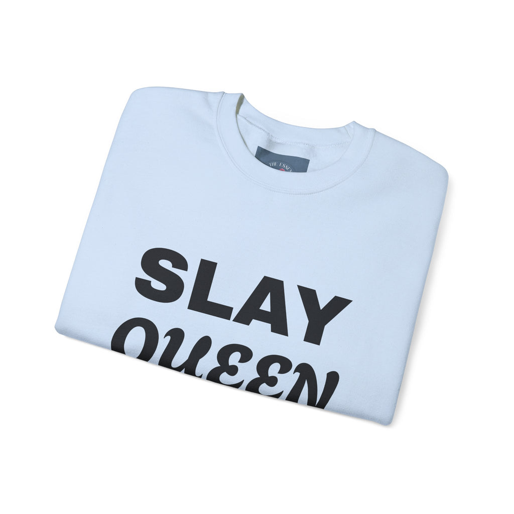 Slay Queen ICE CREAM CONE Crewneck Sweatshirt — 'Gen Z' Back Shine