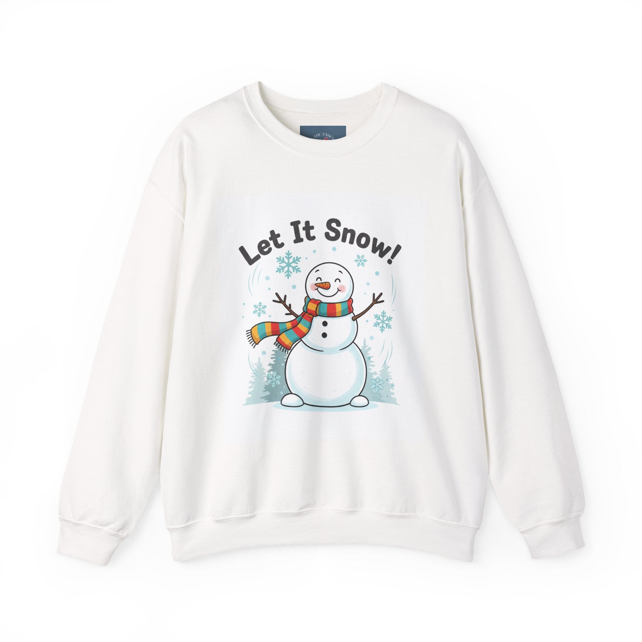 Let It Snow Snowman Sweatshirt | snow day, cozy winter shirt