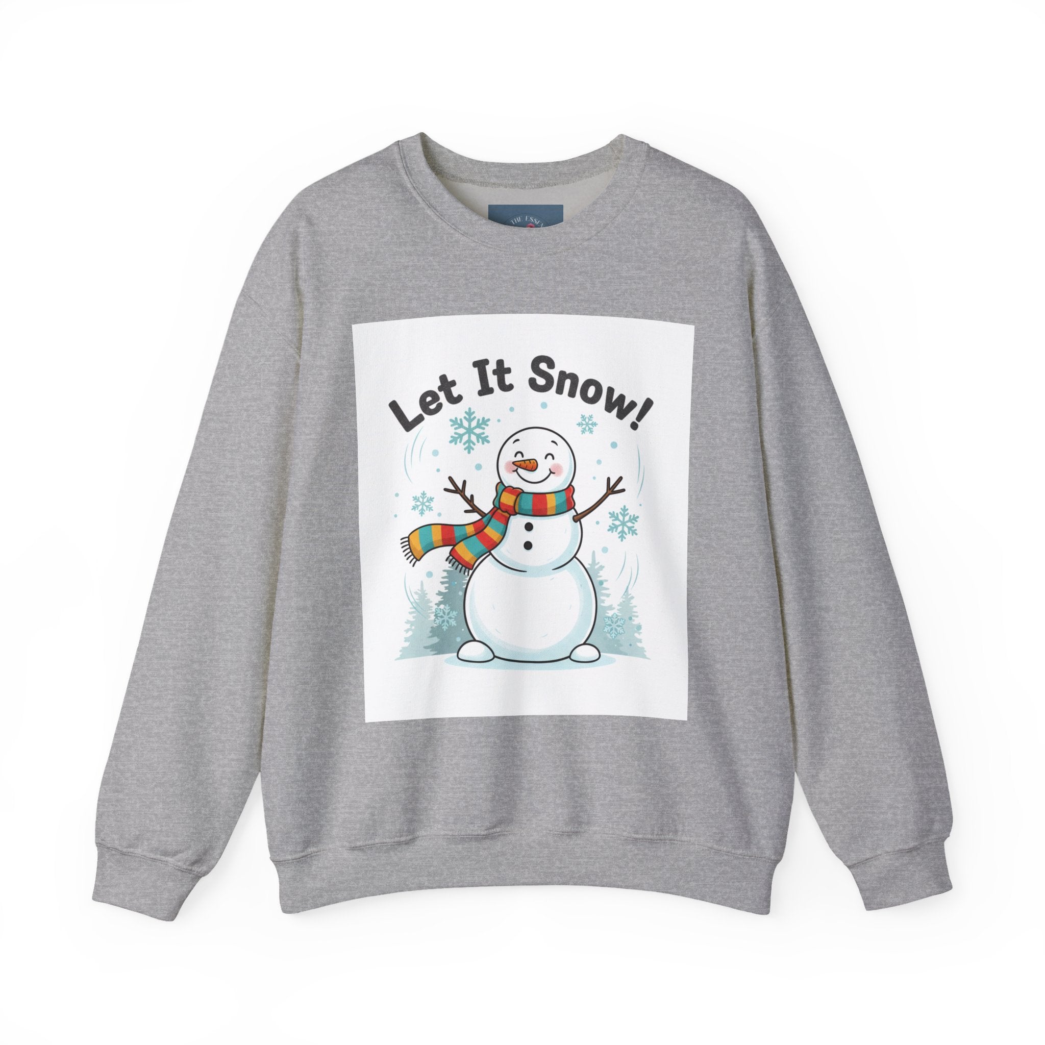 Let It Snow Snowman Sweatshirt | snow day, cozy winter shirt