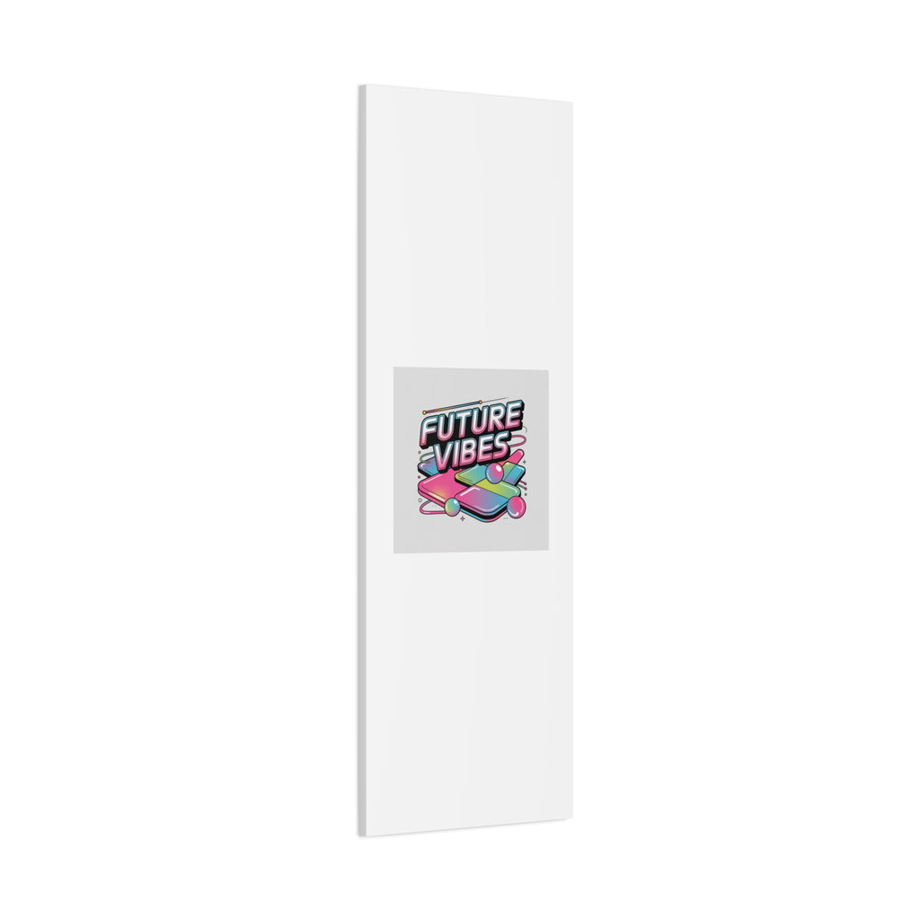 Future Vibes Canvas | Y2K Cyber Holo, Retro Tech Print