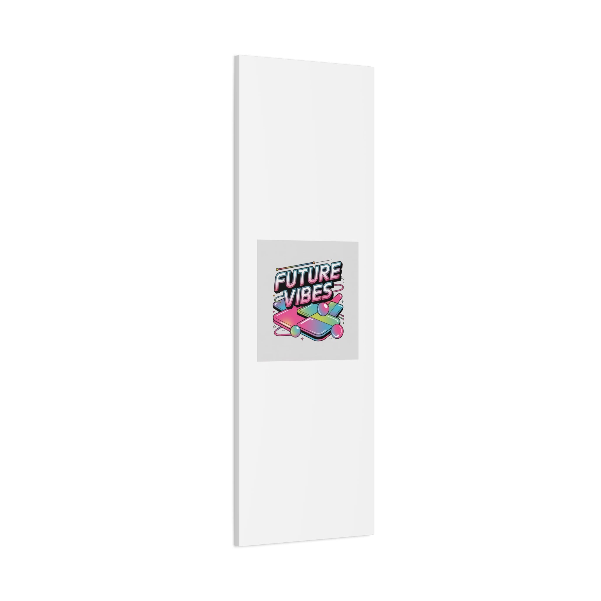 Future Vibes Canvas | Y2K Cyber Holo, Retro Tech Print