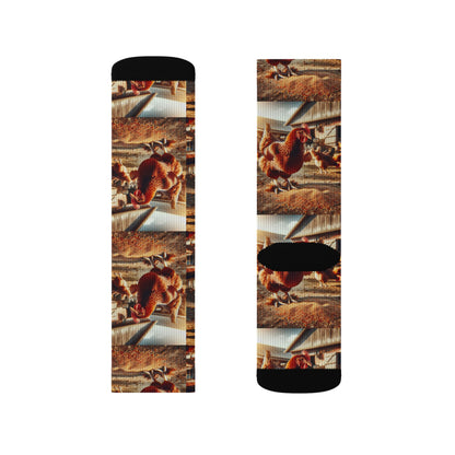 Chicken Socks - Fun Gift for All Occasions, Creative Accessories, Unique Socks, Personalized Footwear, Stylish Daily Wear
