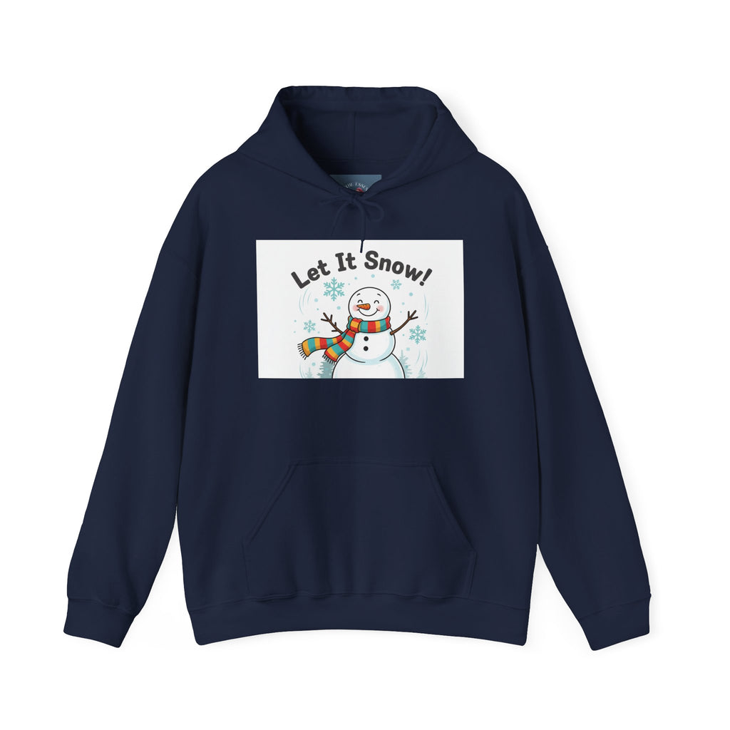 Let It Snow Snowman Hoodie | snow day, cozy winter shirt