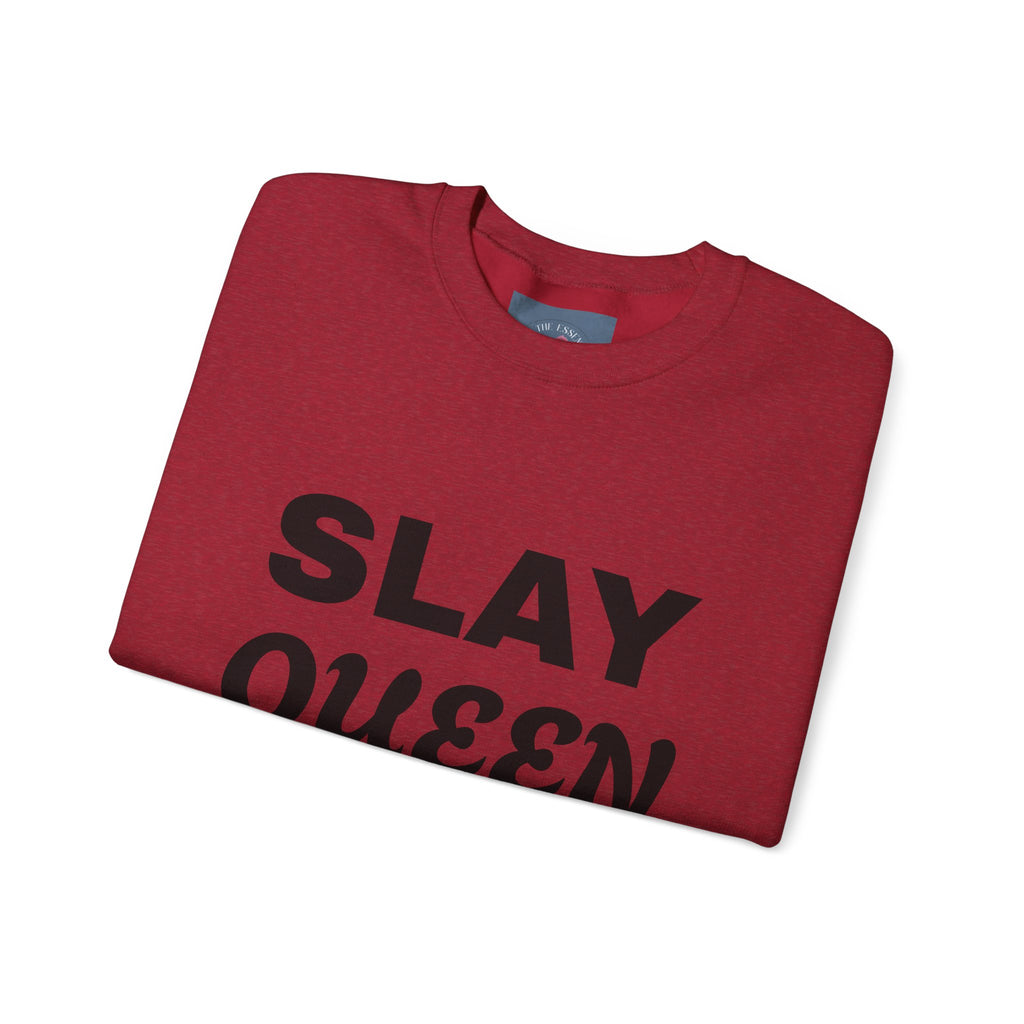 Slay Queen ICE CREAM CONE Crewneck Sweatshirt — 'Gen Z' Back Shine